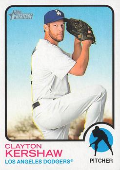 2022 Topps Heritage Baseball High Number #725 Short Print Clayton Kershaw