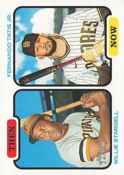 2022 Topps Heritage Baseball High Number #TAN-ST Then-Now Willie Stargell-Fernando Tatis Jr