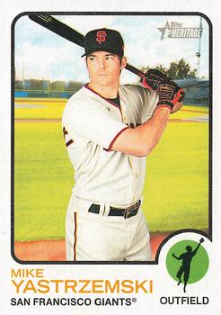 2022 Topps Heritage Baseball #011 Mike Yastrzemski