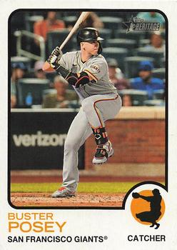 2022 Topps Heritage Baseball #013 Buster Posey