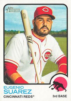 2022 Topps Heritage Baseball #027 Eugenio Suarez