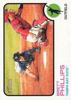 2022 Topps Heritage Baseball #028 Brett Phillips