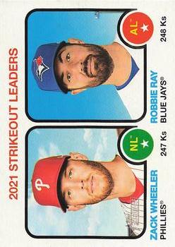 2022 Topps Heritage Baseball #061 Robbie Ray-Zack Wheeler