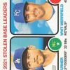 2022 Topps Heritage Baseball #064 Whit Merrifield-Trea Turner