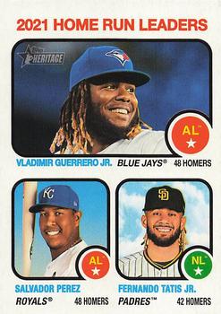 2022 Topps Heritage Baseball #068 Tatis Jr-Perez-Guerrero Jr