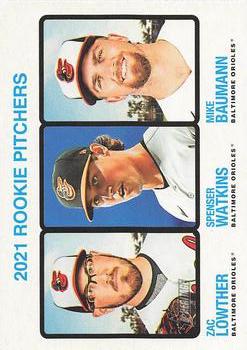 2022 Topps Heritage Baseball #072 Baumann-Lowther-Watkins