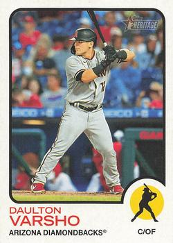 2022 Topps Heritage Baseball #078 Daulton Varsho