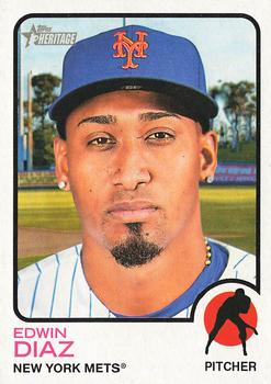 2022 Topps Heritage Baseball #080 Edwin Diaz