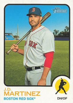 2022 Topps Heritage Baseball #099 JD Martinez