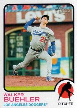 2022 Topps Heritage Baseball #127 Walker Buehler