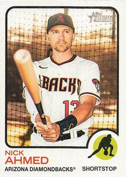 2022 Topps Heritage Baseball #135 Nick Ahmed