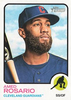 2022 Topps Heritage Baseball #172 Amed Rosario