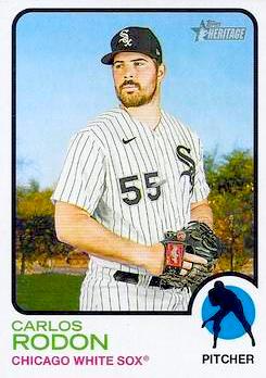 2022 Topps Heritage Baseball #185 Carlos Rodon