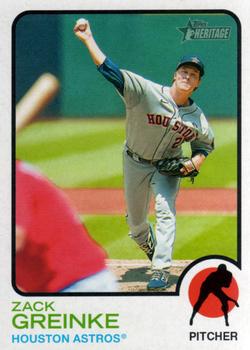 2022 Topps Heritage Baseball #187 Zack Greinke