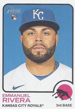 2022 Topps Heritage Baseball #192 Emmanuel Rivera