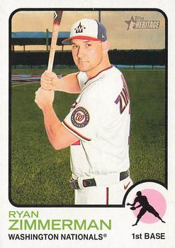 2022 Topps Heritage Baseball #199 Ryan Zimmerman