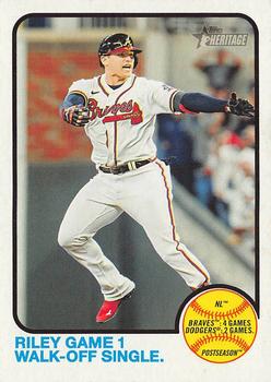 2022 Topps Heritage Baseball #205 Austin Riley