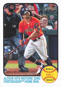 2022 Topps Heritage Baseball #206 Jose Altuve