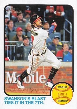 2022 Topps Heritage Baseball #207 Dansby Swanson