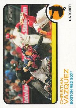 2022 Topps Heritage Baseball #213 Christian Vazquez