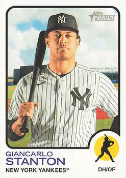 2022 Topps Heritage Baseball #225 Giancarlo Stanton