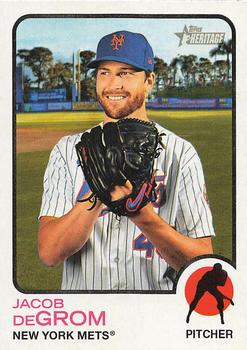 2022 Topps Heritage Baseball #250 Jacob deGrom