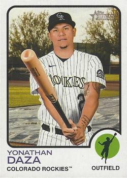 2022 Topps Heritage Baseball #297 Yonathan Daza