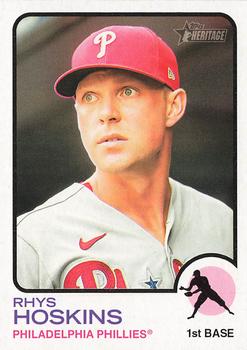 2022 Topps Heritage Baseball #326 Rhys Hoskins