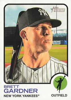 2022 Topps Heritage Baseball #349 Brett Gardner