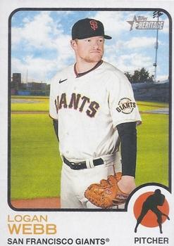 2022 Topps Heritage Baseball #358 Logan Webb