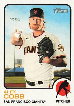 2022 Topps Heritage Baseball #463 Alex Cobb