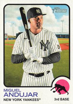 2022 Topps Heritage Baseball #493 Miguel Andujar