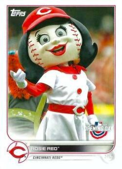 2022 Topps Opening Day Baseball #M-4 Mascot Rosie Red