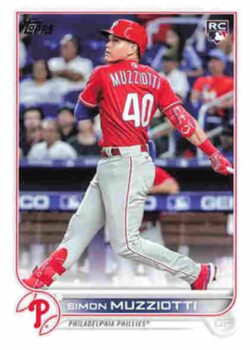 2022 Topps Update Series Baseball #US019 Simon Muzziotti