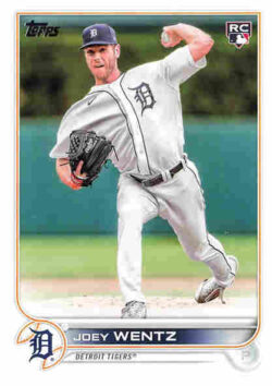 2022 Topps Update Series Baseball #US295 Joey Wentz