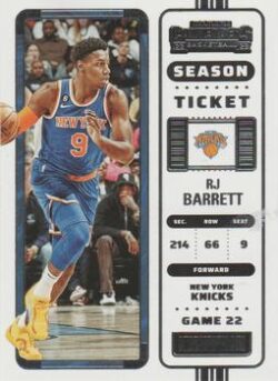 2022-23 Panini Contenders Basketball #019 Retail RJ Barrett