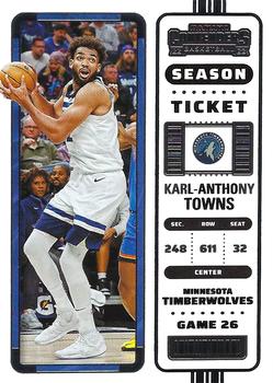 2022-23 Panini Contenders Basketball #020 Retail Karl-Anthony Towns