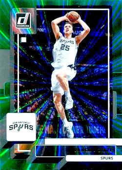 2022-23 Panini Donruss Basketball #172 Green Laser Jakob Poeltl