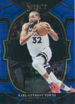 2022-23 Panini Select Basketball #012 Retail Blue Karl-Anthony Towns