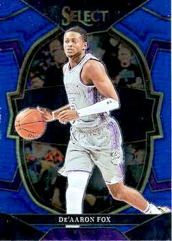 2022-23 Panini Select Basketball #013 Retail Blue DeAaron Fox