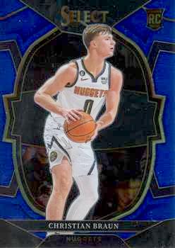 2022-23 Panini Select Basketball #085 Retail Blue Christian Braun