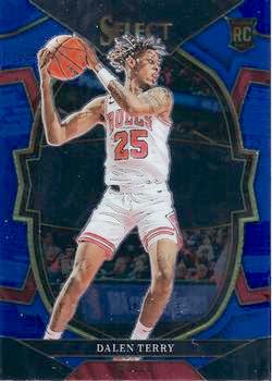 2022-23 Panini Select Basketball #089 Retail Blue Dalen Terry