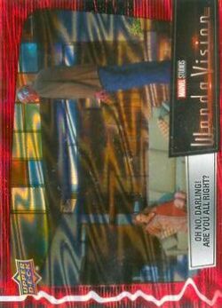 2022 Upper Deck Marvel Wandavision #23 Scarlet Red Oh No Darling Are You All Right