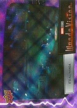 2022 Upper Deck Marvel Wandavision #29 Purple Spell It Is All Wanda