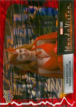 2022 Upper Deck Marvel Wandavision #50 Scarlet Red Maximize Your Candy Acquisition