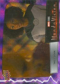 2022 Upper Deck Marvel Wandavision #63 Purple Spell Take It Down