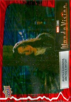 2022 Upper Deck Marvel Wandavision #67 Scarlet Red Agatha Harkness Are You a Witch