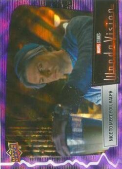 2022 Upper Deck Marvel Wandavision #81 Purple Spell Nice to Meet You Ralph