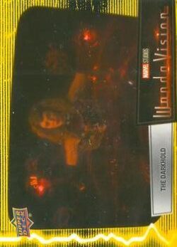 2022 Upper Deck Marvel Wandavision #90 Mind Stone Yellow The Darkhold