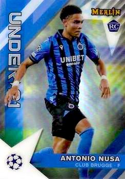 2022-23 Merlin Chrome UEFA Club Competitions #U21-17 U21 Stars Antonio Nusa